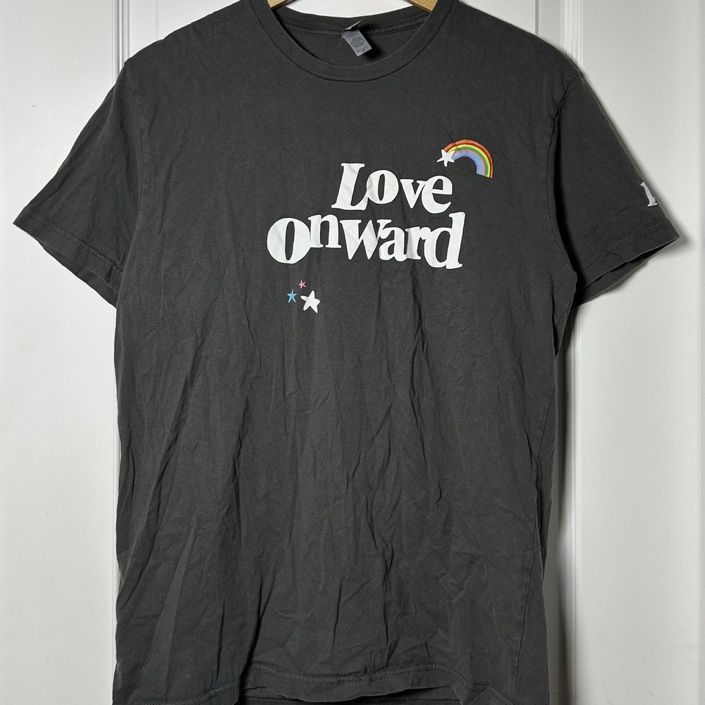 Starbucks Crew LGBTQ+ Pride Love Onward‎ We're So Glad You're Here Gray T-Shirt